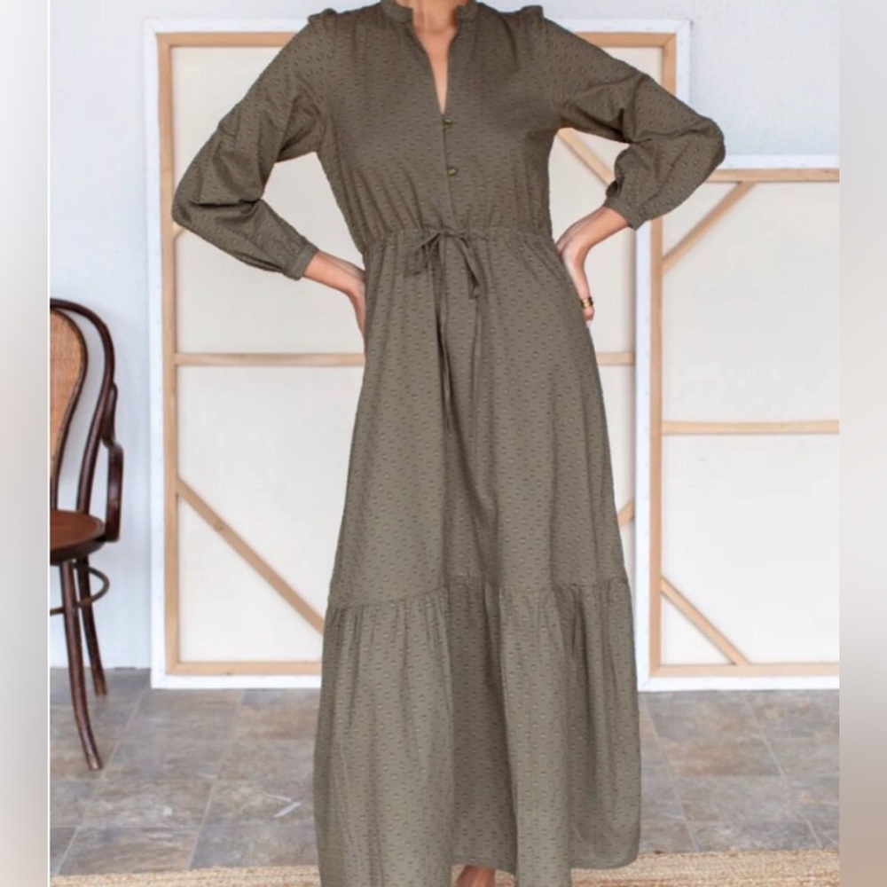 Emerson Fry Green Maxi Dress